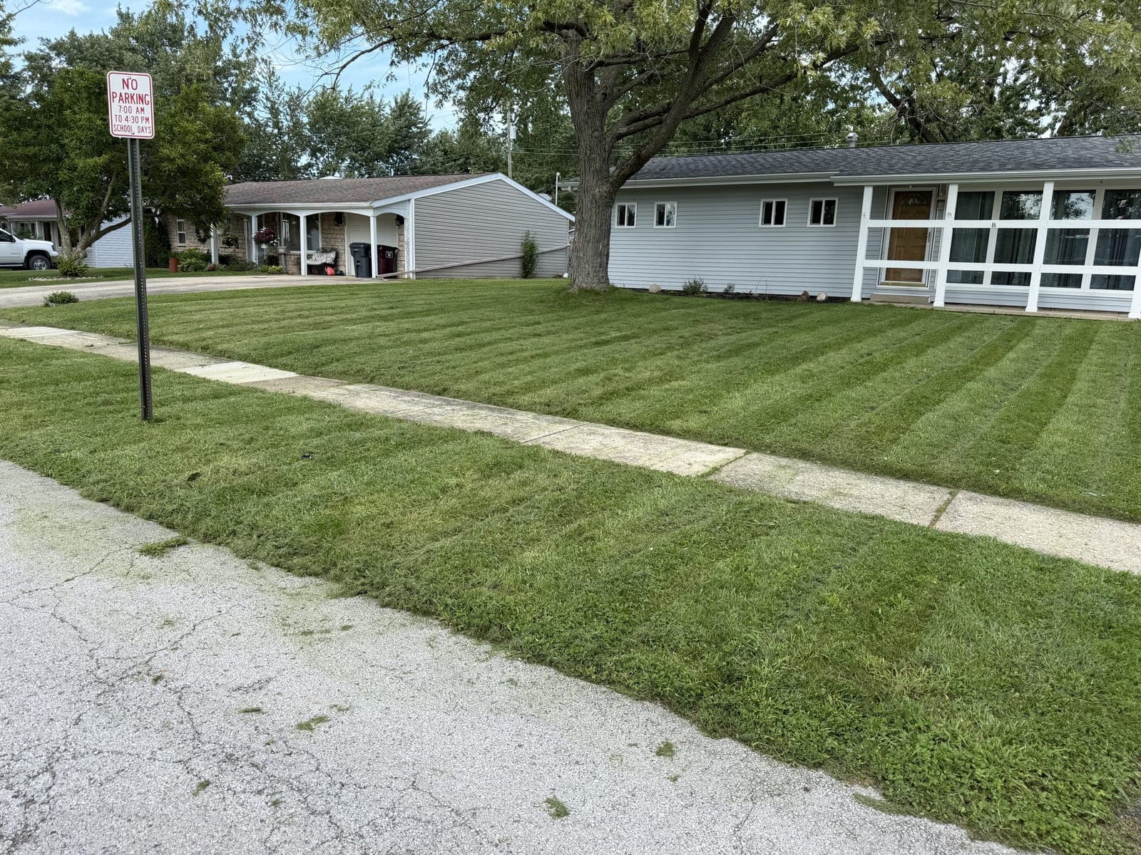 Striped Lawn Mowing photo 1